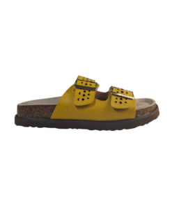 Super Moda 1182-03 Γυναικεία Παντόφλα σε Κίτρινο Χρώμα