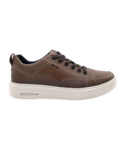 Pegada 111902-03Ανδρικό Ανατομικό Δερμάτινο Sneaker σε Καφέ Χρώμα