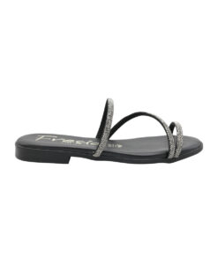 Fresia 468-01 Γυναικείο Mule σε Μαύρο Χρώμα
