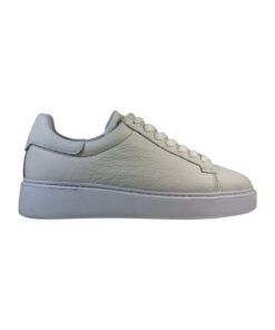 Derimod 78917-10 Ανδρικό Δερμάτινο Sneaker σε Λευκό Χρώμα