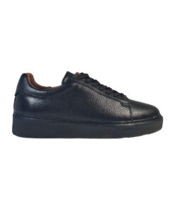 Derimod 78917-01 Ανδρικά Δερμάτινα Sneakers σε Μαύρο Χρώμα