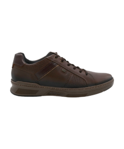 Pegada 110605-02 Ανδρικό Ανατομικό Δερμάτινο Sneaker σε Καφέ Χρώμα