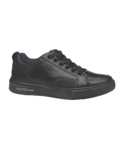 Pegada 111902-07 Ανδρικό Ανατομικό Δερμάτινο Sneaker σε Μαύρο Χρώμα
