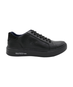 Pegada 111901-04 Ανδρικό Ανατομικό Δερμάτινο Sneaker σε Μαύρο Χρώμα