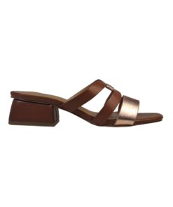 Poti Pati BK093 Γυναικεία Mules σε Ταμπά Χρώμα
